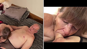 Old mature slut is a fantastic cock sucker