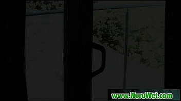 Japanese nuru massage and hardcore fuck on air matress 16 Japanese nuru massage and hardcore fuck on air matress 16