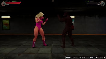 Bambi vs kong nf3d mixed mma combat subway