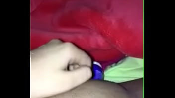 Teen enjoying herself