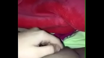 Teen enjoying herself