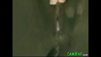 Black teen masturbates webcam