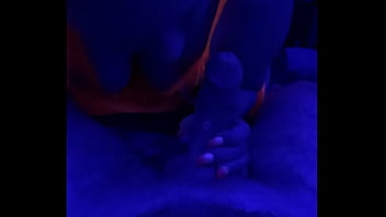 Sloppy toppy slut sucks dick