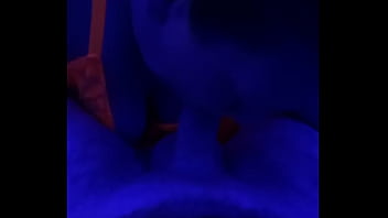 Sloppy toppy slut sucks dick