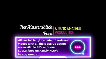 Milf slut endures massive wrench inside her at her masters pleasure