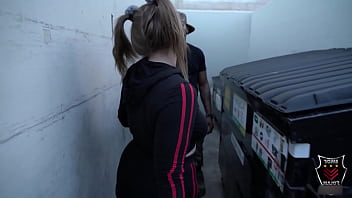 Bjs behind an alley dumpster andi ray milks rome major's bbc