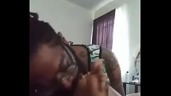 Sole massage with my tongue