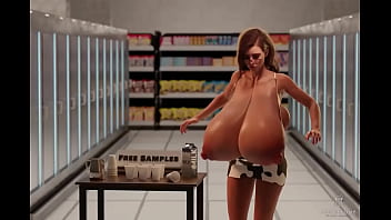 Market growing boobs woman