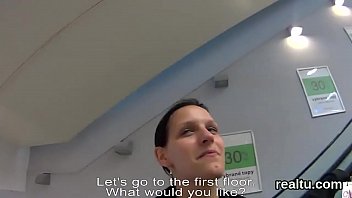 Gorgeous czech girl was tempted in the mall and reamed in pov