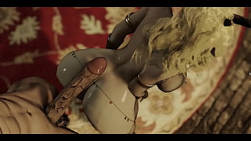 3d succubus has some unfinished business with her wet holes for a massive cock