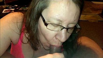 Amateur milf with glasses pov blowjob