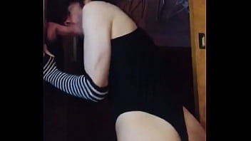 Femboy Practices Blowjob For First Time thumbnail