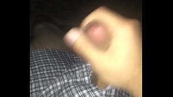 Masturbating