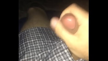 Masturbating