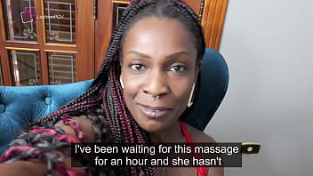 Lesbian massage and tantric practices with ebony goddess