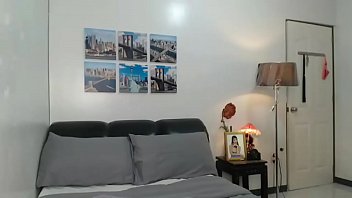 Pretty girl with eyeglasses playing her self