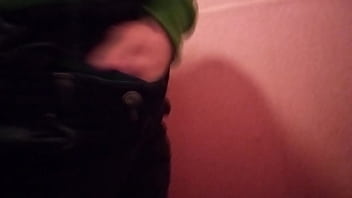 Cute Asian Boy Pees In Toilet Wearing Severals Clothes And Underwears thumbnail