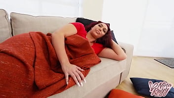 Nina kayy devours asante's long cock in her throat & pussy slit