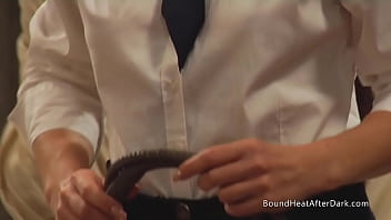 Sexy lesbian slave enjoys in pleasure and punishemnt with madame