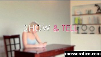 Gorgeous masseuse explores the body of a sexy lesbian beauty 12