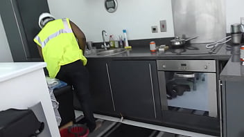 Rose skies take plumber's bbc like a slut