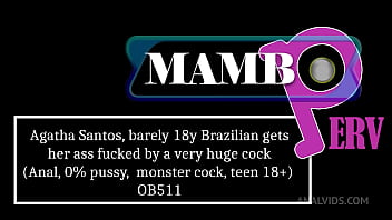 Agatha Santos Barely 18y Brazilian Gets Her Ass Fucked By A Very Huge Cock Anal Atm 0% Pussy Monster Cock Dirty Tal thumbnail