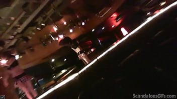 Real stripper gets naked on stage