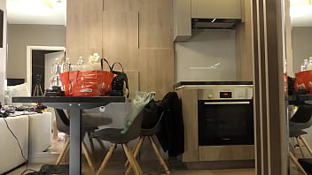 Sexy big boobs girl does a try on haul for halloween but amateur porn director wants a ruined orgasm