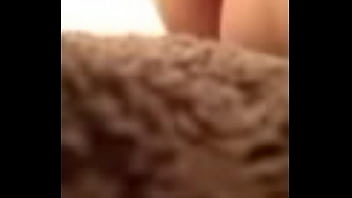 Wife fingering shaved pussy and cumming