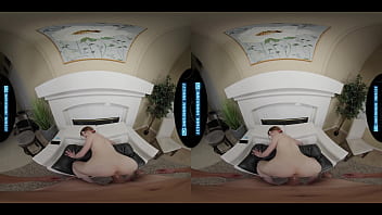 Adorable cutie rides your dick in vr