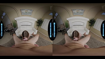 Adorable cutie rides your dick in vr