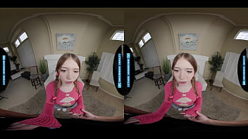 Adorable cutie rides your dick in vr