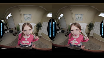 Adorable cutie rides your dick in vr