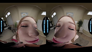 Adorable cutie rides your dick in vr