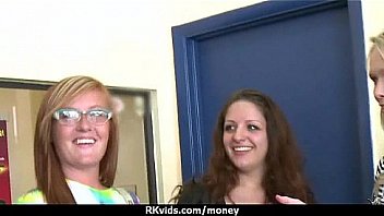 Sensual girl talked into having sex for cash 8