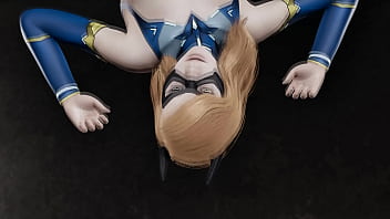 Hot babe dressed in batgirl costume sucks and fucks