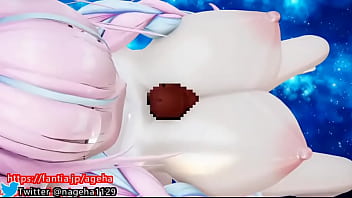 湊あくあ　パイズリ