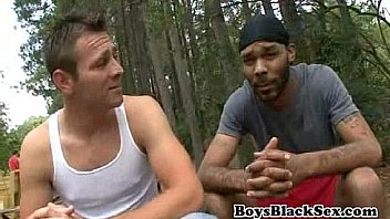 Blacks On Boys Gay Hardcore Bareback Fuck Video 14 thumbnail
