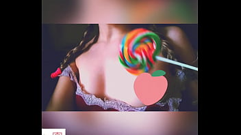 Little Hot Student Licking A Lollipop But Wondering Your Cock thumbnail