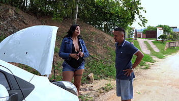 Mechanic repairs a sexy milf's car in exchange for fucking her tommy miller