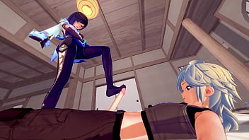 Yelan gets fucked hard by aether