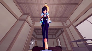 Yelan gets fucked hard by aether