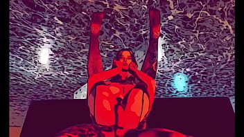 Blonde me branle avec ces pieds