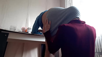 My secretary gives me analingus for a bonus