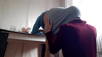 My secretary gives me analingus for a bonus