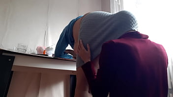 My secretary gives me analingus for a bonus