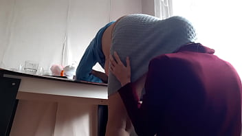 My secretary gives me analingus for a bonus