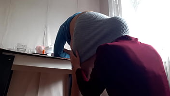 My secretary gives me analingus for a bonus