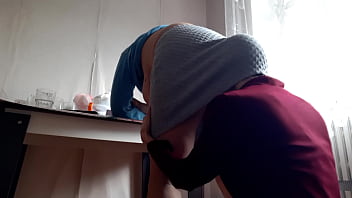 My secretary gives me analingus for a bonus