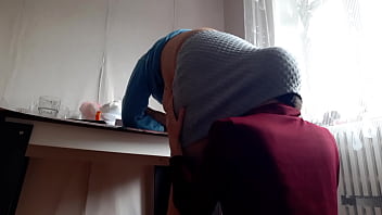 My secretary gives me analingus for a bonus